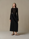 INTO THE EAST 25 Spring/Summer Printed Embroidered Slim Fit Cardigan ITE-E1DGSS018BL20KT-HEI Black (E1DGSS045WT20TP)